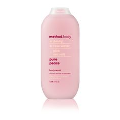 Method Body Wash, Pure Peace, 18oz - Walmart.com Casita Bathroom, Method Body Wash, Best Body Wash, Pink Sea Salt, Pink Sea, Hygiene Products, Peony Rose, Red Square, Body Care Routine