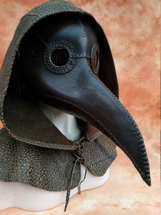 The mask is made of high quality natural leather. Hand cut, hand sew. Acrylic dark lens. Visibility is very good. Plague Dr Mask, Plague Dr, Steampunk Masquerade, Doctor Black, Mask Steampunk, Cow Mask, Plague Doctor Costume, Bird Mask, Plague Mask