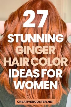 Click for More ➡️ | Save for Later ❤️  Transform your look with the "Best Ginger Hair Color Ideas for Women"! Discover the vibrant spectrum of ginger shades, from light strawberry blonde and rich copper to deep auburn and bright carrot. Whether you’re a natural redhead or looking to try something new, there’s a perfect shade for every season and skin tone.  Explore various styles and techniques, including balayage and ombre, to make your ginger hair pop. Ready to find your perfect ginger hue? Visit our website for more inspiration and tips!  #GingerHair #RedHair #HairColorIdeas #StrawberryBlonde #CopperHair #Balayage #AuburnHair #SummerHair #AutumnHair #CurlyHair #HairHighlights #HairTransformation #HairInspiration Colors That Go With Ginger Hair, Cherry Red Hair With Copper Highlights, Ginger Hair For Pale Skin, Autumn Auburn Hair Color, Medium Ginger Hair Color, Ombre Hair Color For Redheads, Hair Colors After Red, Fall Hair Colors Strawberry Blonde, Copper Red Hair Color Strawberry Blonde Light Auburn