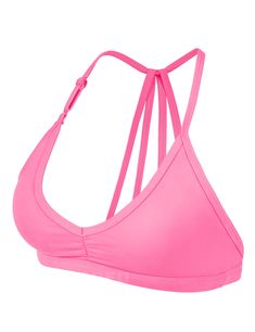 PRICES MAY VARY. YEOREO Lorelie Fitness Bras: SIZE guide [ XS fit 30C 30B 32A 32B ] [ S fit 30D 32B 32C 32D 34A 34B] [ M fit 34C 34D 36A 36B] [ L fit 36C 36D 38A 38B]. this women’s sports bras advise to size up for more comfy fit for large chest Adjustable Straps Bras: Made of 75% nylon 25% spandex. More flexible design of the back straps position and removable. One sports bra for multiple wear Strappy Gym Bras Features: Adjustable straps, Buttery soft touch, Sexy v neck with scrunch front, Remo