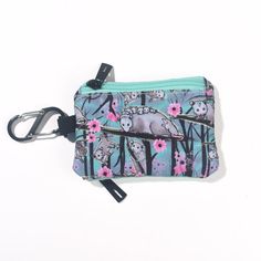 Earth Animals, River Otters, Fir Trees, Clip Wallet, Mint Blue, Unique Bags, Waist Bags, Hip Bag, Cat Nap