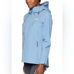 This Obermeyer Women's No 4 Shell Jacket In Size L Is Perfect For Any Casual Occasion. The Solid Blue Color And Short Length Make It A Versatile Piece For Any Season, Whether It's Winter, Fall Or Spring. The Full Zip Closure And Accents With Zipper Provide Functionality To The Jacket. The Jacket Is Made Of High-Quality Nylon And Polyester, Making It Durable And Long-Lasting. It Is A Must-Have For Any Woman's Wardrobe, And Its Shell Theme Adds To Its Appeal. Blue Functional Outerwear For Work, Functional Blue Outerwear For Work, Gold Jacket, Womens Fleece, Shell Jacket, Women's Wardrobe, Ski Jacket, Utility Jacket, Winter Style