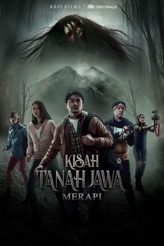 the movie poster for kash tanah jawa merapi