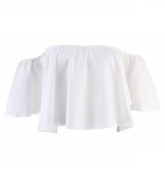 Pair it with anything and everything Flare sleeves Strapless Regular fit White Top Png, White Off Shoulder Top, Shirts Crop, Off Shoulder Shirt, Flared Sleeves Top, Ruffle Design, White Off Shoulder, Crop Top Outfits, Cute Crop Tops