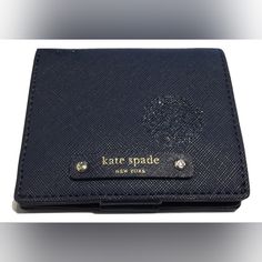 Questions? Leave A Comment Below! Compact Kate Spade Wallet, Compact Kate Spade Wallets For Travel, Kate Spade Blue Travel Wallet, Mini Wallet, Kate Spade Bags, Kate Spade Bag, Leave A Comment, Wallets, Kate Spade