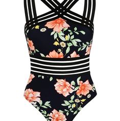 Super Slimming, Eye-Catching, Full Coverage... My Mom And Aunts Wear The Same One! It Truly Is Flattering On All Sizes! It's Actually A Large, But Fits Like A S/M. Black One-piece Swimwear With Crisscross Straps, Fitted Crisscross Bodysuit For Summer, Black Crisscross Swimwear For Poolside, Black Lined Summer Tankini, Black Crisscross Swimwear For Pool, Black Swimwear With Crisscross Straps For Beach Season, Black Crisscross Swimwear Beachwear, Black Crisscross Swimwear For Beachwear, Black Crisscross Beachwear Swimwear