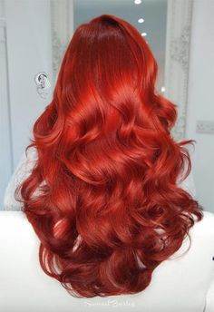 Hairstyles Long Red Hair, Styling Red Hair, Jessica Rabbit Hair Color, Red Hair Tones Color Charts, Orangy Red Hair, Ariel Red Hair Color, Apple Red Hair, Red And Ginger Hair, Intense Red Hair Color