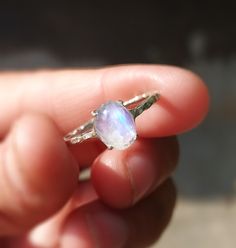 Untreated Round Moonstone Ring, Handmade Moonstone Promise Ring, Magical Round Moonstone Ring, Magical Round Moonstone Jewelry, Amethyst Birthstone Ring, Green Amethyst Jewelry, Amethyst Birthstone, Unique Rings Vintage, Fire Ring