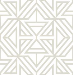 an abstract geometric design with white lines and triangles in the center, on a light gray background