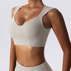 78% Nylon. 22% Spandex Soft. comfortable. skin friendly 4-way stretch. breathable and sweat-wicking Built-in Bra with Removable Pads Cropped designs that allow your skin to breathe all while being cute & trendy Perfect for both sports activities and daily life