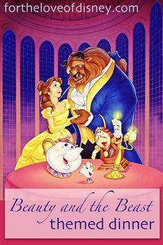 the beauty and the beast poster from disney's live - in - the - dream