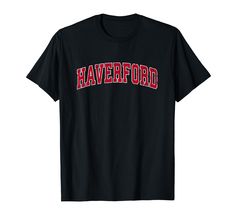 PRICES MAY VARY. Looking for a shirt to represent Haverford Pennsylvania? Whether it's for a sports event like softball football baseball soccer basketball or maybe you just love Haverford PA this athletic sports design is perfect for any occasion. This vintage Haverford PA college university stlye block letter in red color and white outline design with a lightly distressed worn & aged retro look makes it a perfect gift idea travel souvenir or hometown shirt. Lightweight, Classic fit, Double-nee Lafayette California, Stanford California, Princeton New Jersey, Outline Design, University Style, Sports Event, Outline Designs, College University, Athletic Sports