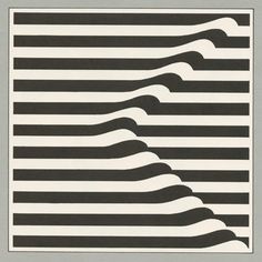 an image of some lines that look like they have been cut into smaller shapes and are black and white