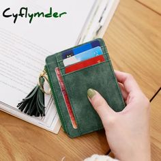 Brand Name: CyflymderMain Material: PUOrigin: Mainland ChinaGender: WOMENMaterial Composition: pu leatherPattern Type: SolidStyle: FashionClosure Type: zipperUse: Credit CardItem Length: 11.5cmItem Type: Card & ID HoldersItem Weight: 50gItem Width: 9cmShape: Boxitem name: tassel card holdermaterial: PU leathersize: 11.5*9 cmcolor: 5 colorspackage: 1 pc[20220908] Casual Green Wallet With Zipper Closure, Black School Bags, Business Car, Coin Purse Keychain, Purse Keychain, Essential Oil Bag, Oil Bag, Women Backpack Travel, Yellow Handbag