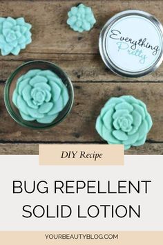 How to make DIY bug repellent solid lotion with essential oils. Use this natural homemade lotion when you'll be going outside or camping outdoors. Homemade pest control that is safe for kids when you use kid safe oils. Get relief from mosquito and other bugs and natural skin care with these ingredients that are great for skin. Life hacks for repelling mosquitoes and bugs naturally for people Natural Mosquito Repellent For Skin, Lotion Bar