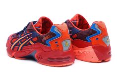 ASICS and Vivienne Westwood have teamed up to create a modern revision of the classic Gel Kayano 5 sneaker. The shoe flaunts a vibrant mix of colors on a mesh and leather upper, with suede eyestays and a squiggle pattern filling the interior. Westwood's iconic orb emblem graces the heel, and the palette is reiterated on the DuoMax-assisted midsole and rubber outsole. Whether you're hitting the gym or the streets, this sneaker is sure to turn heads. Asics Gel Kayano, Gel Kayano, Fresh Sneakers, Exclusive Shoes, Mens Nike Shoes, Hot Sneakers, Latest Sneakers, Asics Gel, Sneaker Collection