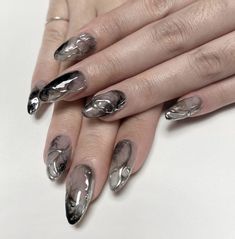 Nail Art Inspo Aesthetic, Aesthetic Nail Art, Nails Goth, Nail Art Inspo, Aesthetic Nail