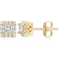 PRICES MAY VARY. 🟨【Contemporary Square Design】With their modern square shape, these gold рlаtеd stud earrings for women hypoallergenic earrings are a perfect blend of tradition and trend. Their versatility makes the gold studs an ideal addition to any jewelry collection, complementing all your favorite outfits. 💎【Dazzling Cubic Zirconia】The cubic zirconia earrings studs feature meticulously arranged cubic zirconia, offering a dazzling array of sparkle. These gold diamond earrings studs are a b Elegant Square Yellow Gold Earrings, Gold Square Earrings For Anniversary, Classic Gold Square Cut Earrings, Gold Square Cut Earrings For Formal Occasions, Gold Princess Cut Earrings For Formal Occasions, Gold Princess Cut Earrings For Formal Events, Gold Studs Earrings, Gold Diamond Earrings Studs, Nickel Free Earrings