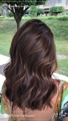 Fall Hair Medium Length Brown, Chocolate Hair With Lowlights, Fall Balyage Long Hair Brunettes, Italy Hair, Black Hair Balayage, Brown Hair Inspo, Brunette Hair With Highlights