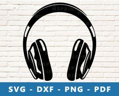 headphones svg dxf png