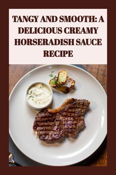 Creamy Horseradish Sauce Recipe Creamy Horseradish Sauce, Fresh Horseradish, Horseradish Cream, Horseradish Sauce, Creamy Sauce, Roasted Vegetables, Meals For The Week, Dipping Sauce, Sauce Recipes