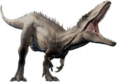 a large dinosaur with its mouth open and it's teeth wide open, standing in front of a white background