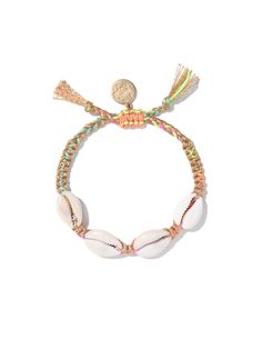 FANTASEA BRACELET (GOLD RAINBOW) – Venessa Arizaga Mia And Me Bracelet, Surf Jewelry, Preppy Jewelry, Jewelry Accessories Ideas, Shell Bracelet, Jewelry Lookbook, Cute Bracelets, Girly Jewelry, Dream Jewelry