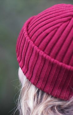 Merino Wool Beanie collection, burgundy Aarni beanie made ecological and ethical sustainable clothing by VAI-KO. Sustainable Clothing, Wool, Hats