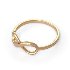 18K Solid Gold Infinity Ring is an Elegant Infinite Love Promise Ring with Infinity Symbol, meaning whoever receives this Ring as a gift, will be infinitely bonded with someone who gave that Symbolic Ring to Her. Materials: 18K Solid Yellow Gold Also Available in 18K Rose Gold Sizes US 4- 10 1/2 Complimentary Gift Pouch Free Priority Shipping in the USA Ring Symbolism, Gold Infinity Ring, Infinity Knot Ring, Double Infinity, Love Promise, Infinity Knot, Infinite Love, Infinity Ring, Knot Ring