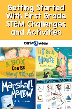 Getting Started With First Grade STEM Activities and Challenges 1st Grade Engineering Activities, Back To School Stem Activities 1st Grade, Grade 1 Stem Activities, Stem Elementary Classroom, First Grade Steam Activities, If I Built A House Stem Activities, First Grade Stem Activities Free, First Grade Stem Activities, 1st Grade Stem Activities