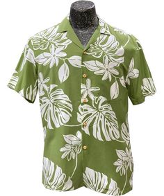 Tiare Fest Green Hawaiian Shirt Hawaii Shirt Women, Green Hawaiian Shirt, Tiki Party, Aloha Shirt, Hawaii Shirt, Camping Shirt, Stylish Shirts, Popular Style, Hawaiian Shirt