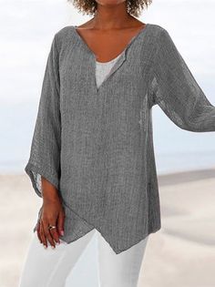 anniecloth Linen Long Sleeve Top, Shirt Tunic Top, Linnet, Summer Blouses, Linen Blouse, Linen Top, Linen Women, Cotton Blouses, Fashion Clothes