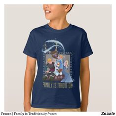 Frozen | Family is Tradition T-Shirt Disney Frozen Gift, Frozen Merchandise, Frozen Gifts, Disney Frozen Olaf, Frozen Olaf, Disney Tshirts, White Elephant Gifts, Olaf, Disney Frozen