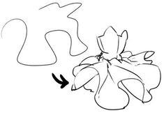 a drawing of a flower on a white background with the words,'how to draw flowers