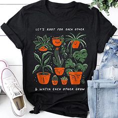 Plant Lover Tshirt, Plant Shirts, Gardening Shirts Funny, Crazy Plant Lady, Gardening Shirts, Circuit Projects, Clothing Designs, Plant Lover Gift, Art Life