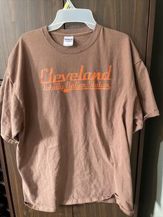 Brown Orange, Fancy Dresses, Go Shopping, First Class, Christmas List, Cleveland, Jade, Happy Birthday, Mens Graphic Tshirt