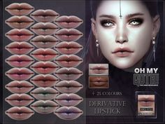 an image of the different lips for each woman