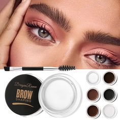 3D Wild Eyebrow Gel Wax Brow Styling Soap Waterproof Long Lasting Tint Eyebrows Enhancers Brows Gel Wax, Brown Eyebrows, Gel Natural, Eyebrow Enhancer, Waxed Eyebrows, Eyebrow Tinting, Waterproof Eyebrow, Powdered Eyebrows, How To Color Eyebrows