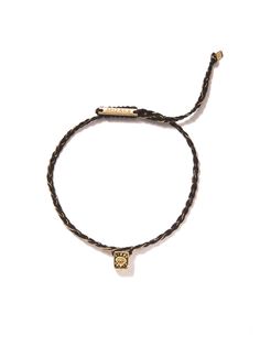 Flash me :) 6"-10" Adjustable hand braided and hand waxed thread bracelet Plated brass hardware and cube charm Handmade in New York City. Please allow 5-7 business days for production. Adjustable Brass Braided Bracelets For Gifts, Adjustable Rectangular Bronze Jewelry, Adjustable Gold Braided Bracelet, Adjustable Gold Braided Bracelet With Waxed Cord, Thread Bracelet, Hand Wax, Thread Bracelets, Braided Bracelets, Bracelet Gold