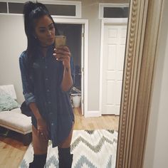 |Lilshawtybad| Looks Jeans, Foto Poses, Thigh High Boots, Thigh High