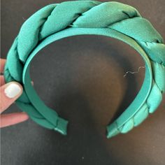 Emerald Green Puffy Headband. Nwot, Never Been Worn. Madewell Headband, Madewell Accessories, Emerald Green, Madewell, Emerald, Hair Accessories, Women Accessories, Plus Fashion, Green