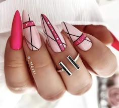 Birthday Nails, Coffin Nails Designs, Chic Nails, Dope Nails, Short Acrylic Nails, Best Acrylic Nails