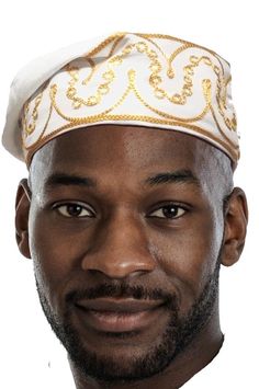 PRICES MAY VARY. Comfortable fit Can be worn with Western or African Clothing Size 8 (25 Inches) (XXL) Hat can be worn tucked into the crown or tilted to the left or right as shown in picture Made in Nigeria Off White and Gold African Cotton Kufi Hat 100% CottonComfortable fitColor - Off White and Gold Can be worn with Western or African ClothingHat height is 5 InchesHat can be worn tucked into the crown or tilted to the left or right as shown in picture Agbada Outfit, African Male Suits, Kufi Hat, African Kaftan, African Suit, African Hats, Kaftan Top, African Dashiki, African People