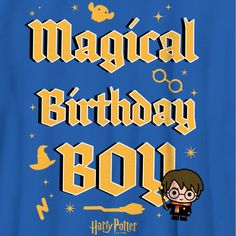 the back of a harry potter birthday shirt