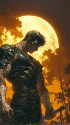 ベルセルク - BERSERK Guts From Berserk, Griffith Berserk, Ripped Body, Character And Setting, Fantasy Comics, Muscular Men, Animated Cartoons