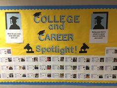 a college and career spotlight bulletin board