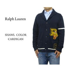 Polo Ralph Lauren Letterman Shawl Cardigan Sweater with P, Tiger - Navy Material Composition: 100% Cotton Measurements (in inches to the nearest 1/8 of an inch):   S M L XL XXL Length 26 3/8 27 3/8 28    28 6/8   29 1/8    Width 20 7/8 21 5/8 23 2/8 24 6/8 26 2/8  Shoulder Width 18 1/8 18 6/8 19 2/8 20 1/8   21    Sleeve Length 26 3/8 27 1/8 28 3/8 28 6/8 29 2/8   *****INTERNATIONAL CUSTOMERS SHIPPING COST***** If you are buying from outside the USA, we can combine shipping for you when purchasi Fall Cotton Sweater With Shawl Collar, Casual Cotton Cardigan With Shawl Collar, Swag Men, Shawl Cardigan, Clothes Outfit, Grown Man, Cardigan Sweater, Sweater Outfits, Polo Ralph