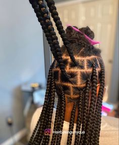 Knotless Box Braids Large Parts, Jumbo Braids Side Part, Large Knot Less Braids Parting Guide, Large Braid Parting Pattern, Large Braids Parting, Large Knotless Braids Parting Pattern, Large Knotless Box Braids Parting, Extra Large Knotless Box Braids, Knotless Braids Parts