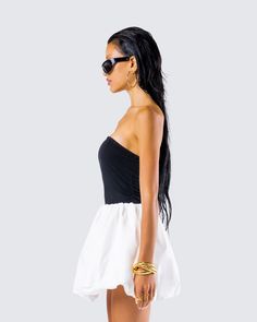 A black jersey tube top has always been, and always will be an essential 🖤 With a cropped fit, ruched side seams, gripper tape at the inside neckline, and a figure-hugging fit, this top is a versatile piece that can paired with literally anything 😍 Black Elastane Tube Top For Summer, Fitted Ruched Elastane Crop Top, Summer Fitted Ruched Crop Top, Fitted Bandeau Tube Top For Night Out, Black Strapless Cotton Crop Top, Chic Strapless Ruched Crop Top, Chic Bandeau Crop Top In Elastane, Chic Bandeau Crop Top, Chic Stretch Ruched Tube Top