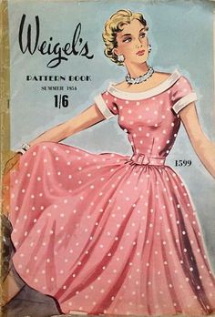 Weigel's Pattern Book Summer 1954 Add a photo to the gallery by clicking the "modify" button below. Patron Vintage, 1950 Fashion, Fashion Illustration Vintage, Vintage Dress Patterns, Fashion 1950s, Retro Mode, Old Fashion, Moda Vintage, 60s Fashion